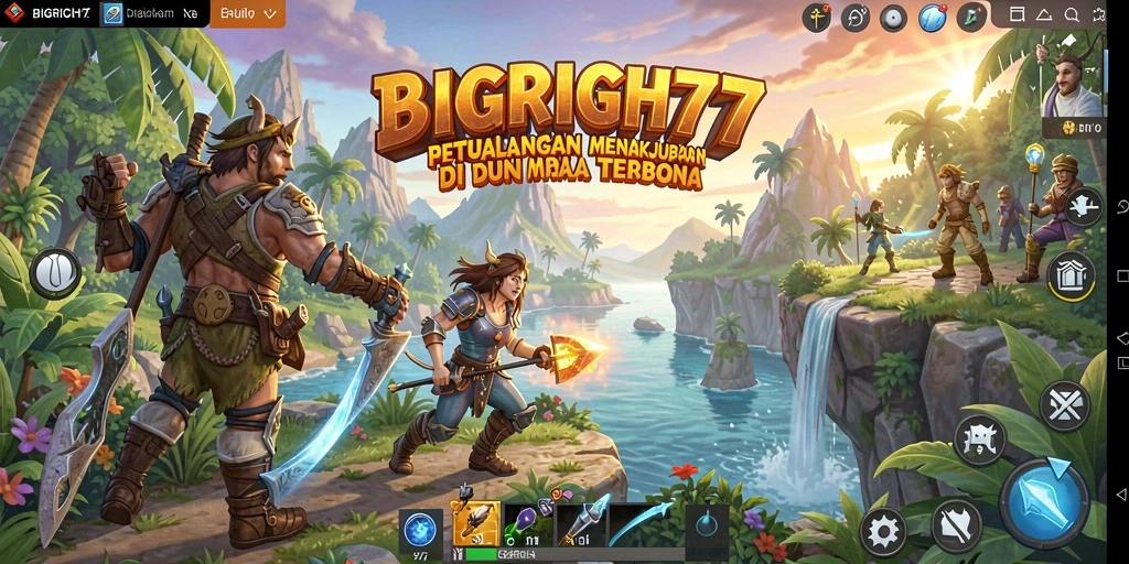 Menampilkan gameplay menakjubkan dalam dunia terbuka BIGRICH77.