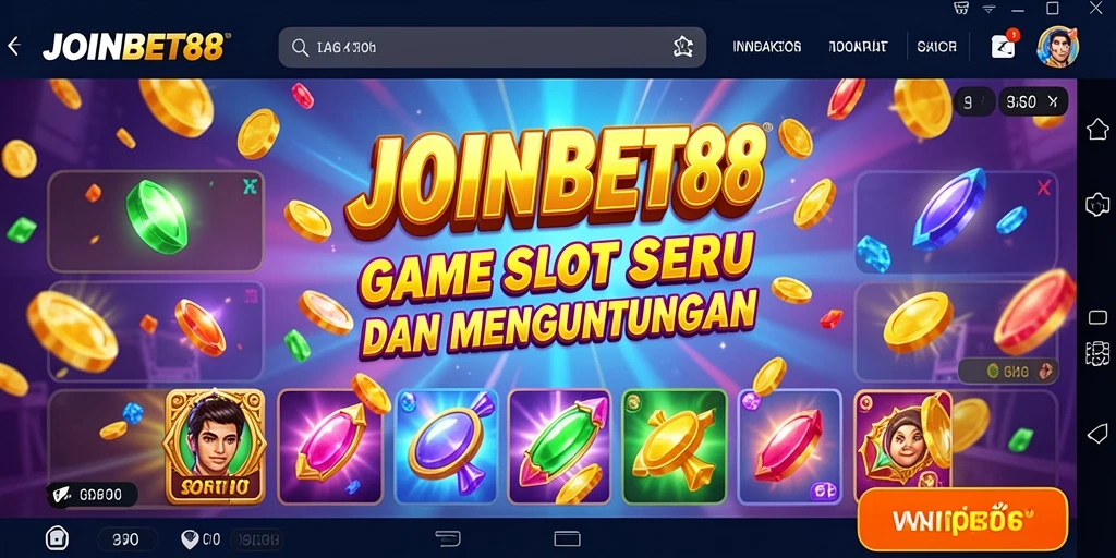Tampilan screenshot gameplay <strong>JOINBET88</strong> yang menarik dengan efek penuh warna.