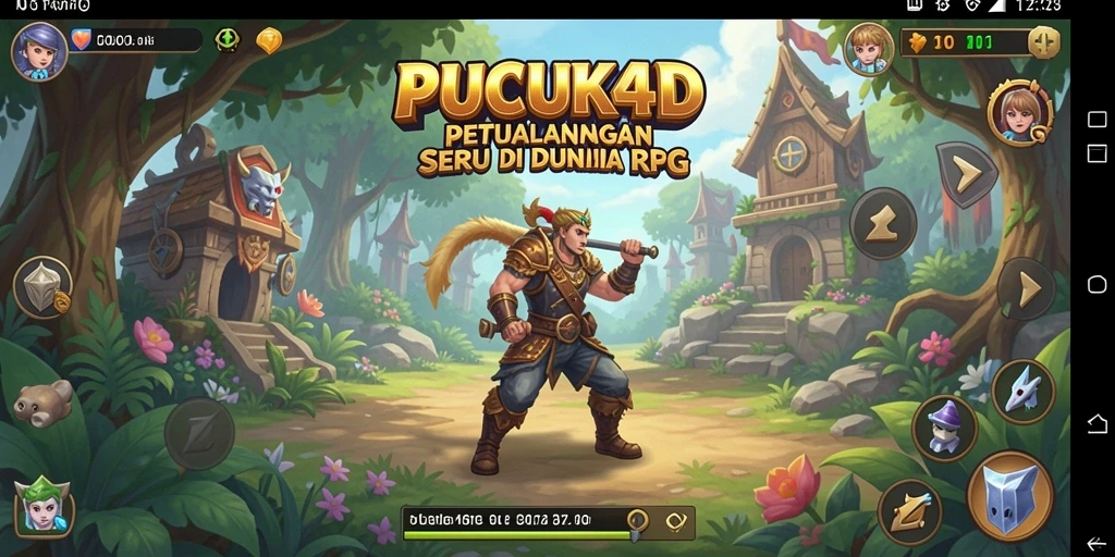 Tampilan gameplay RPG yang penuh aksi dan strategi di PUCUK4D.