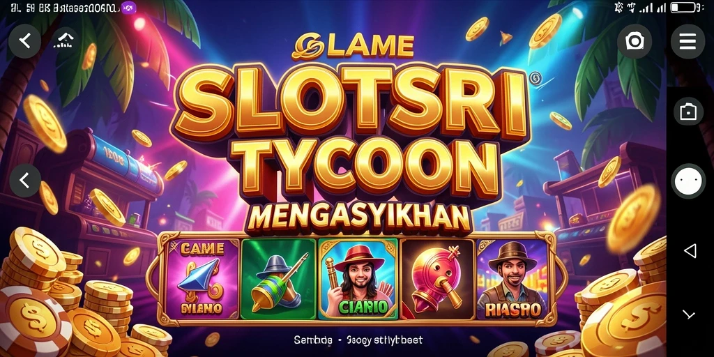 Tangkapan layar utama SLOTSRI menampilkan gameplay kasino yang mendebarkan.