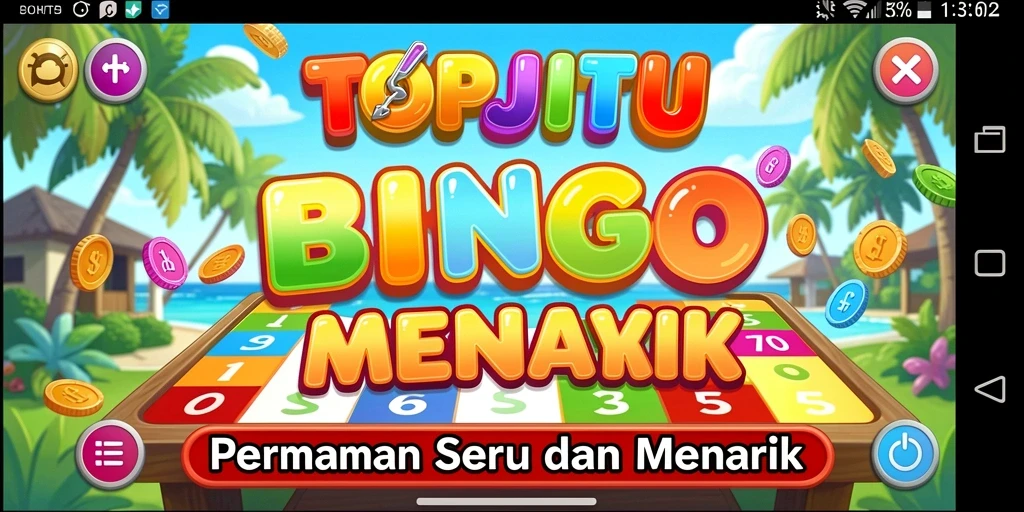Screenshot gameplay TOPJITU yang penuh aksi Bingo.